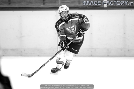 2017-11-29 Hockey Como U17-Valpellice 1732 Greta Niccolai